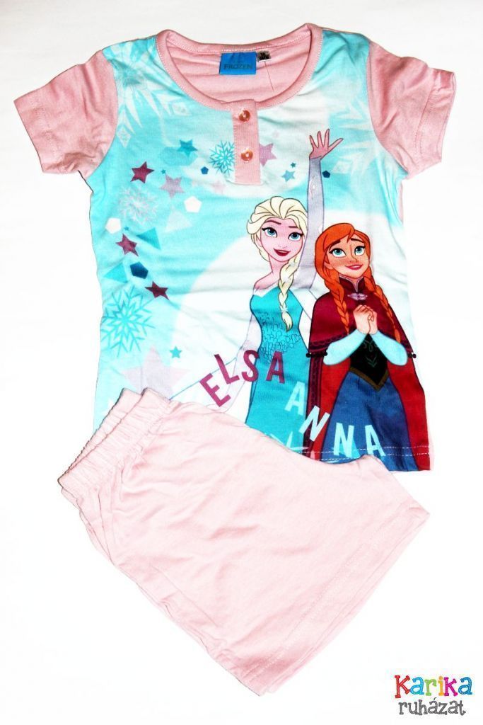 Frozen lny rvid pizsama/egyttes - Lny pizsama
