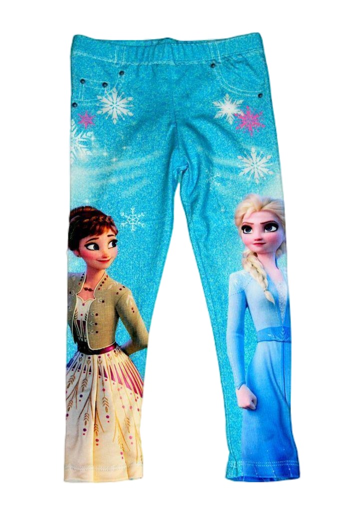 Frozen lny leggings - Lny nadrg