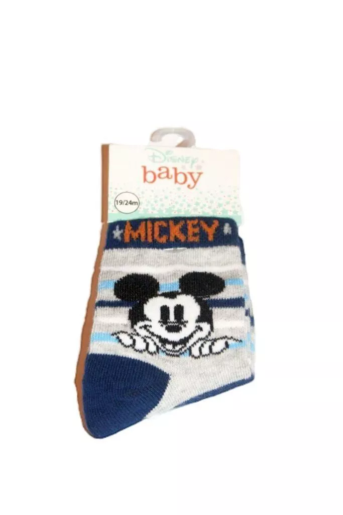 Mickey egér mintás baba zokni - babacipő, baba együttes, szett