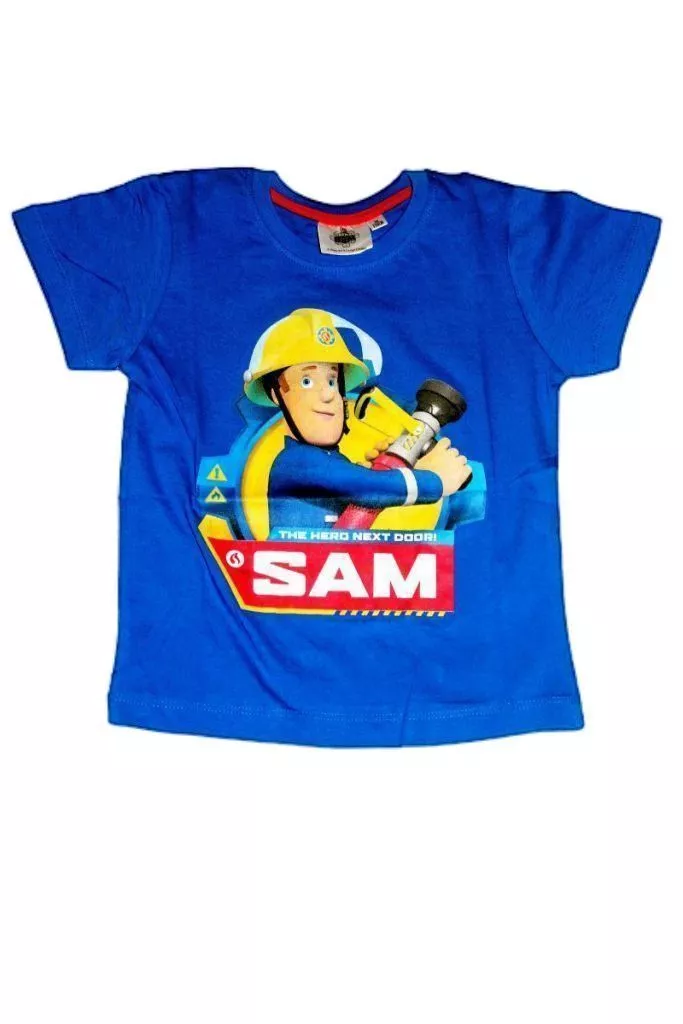 Sam a tűzoltó mintás fiú póló  - fiú felső, póló