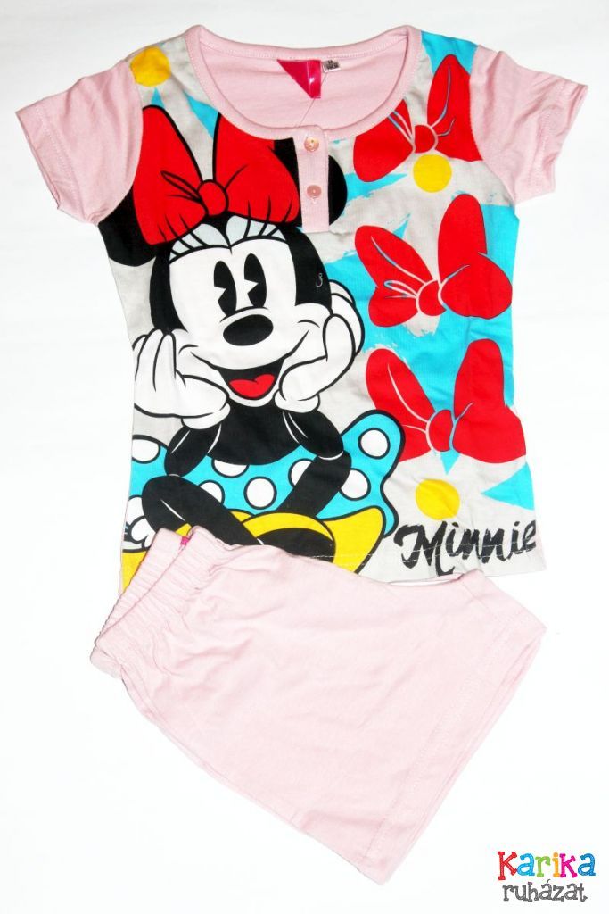 Minnie egeres lány rövid pizsama/együttes - Lány felső, póló