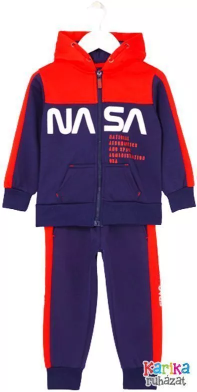 NASA fiú melegítő együttes - fiú nadrág, fiú pulóver, mellény
