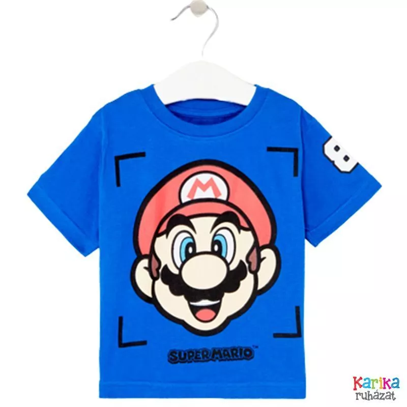 Super Mario fiú póló - fiú felső, póló