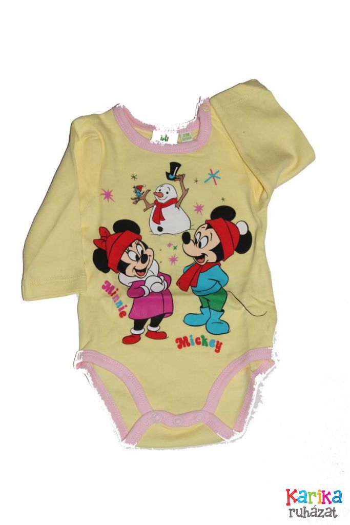 Minnie s Mickey egr mins hossz ujj bady - Baba fels, pl