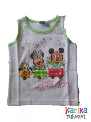 Mickey egér mintás baba trikó - baba felső, póló