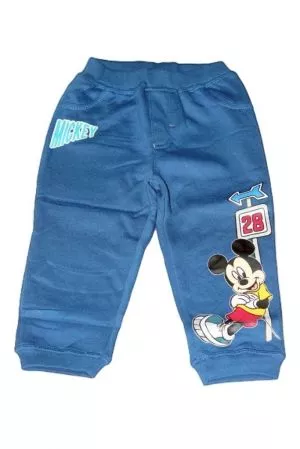 Mickey egér mintás baba vastag nadrág - baba nadrág