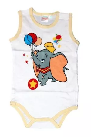 Dumbo mintás baba ujjatlan bady - baba felső, póló