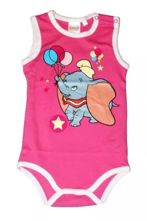 Dumbo mintás baba ujjatlan bady - baba felső, póló
