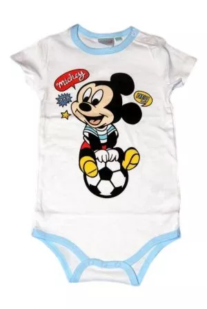 Mickey egér mintás baba rövid ujjú kombidressz - baba felső, póló