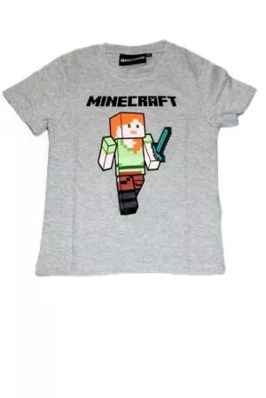 Minecraft mintás rövid ujjú póló  - fiú felső, póló