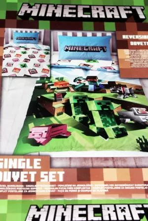 Minecraft felnőtt méretű ágynemű - Ágynemű, lepedő, takaró