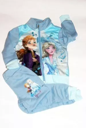 Frozen mintás lány vastag együttes - lány nadrág, lány pulóver, mellény