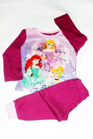 Hercegnő mintás lány pizsama - lány pizsama
