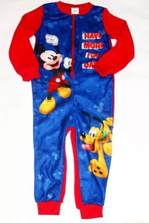 Mickey egér fiú egyberészes pizsama - fiú pizsama