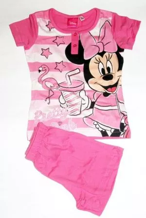 Minnie egeres lány pizsama /  együttes - lány pizsama, lány rövidnadrág
